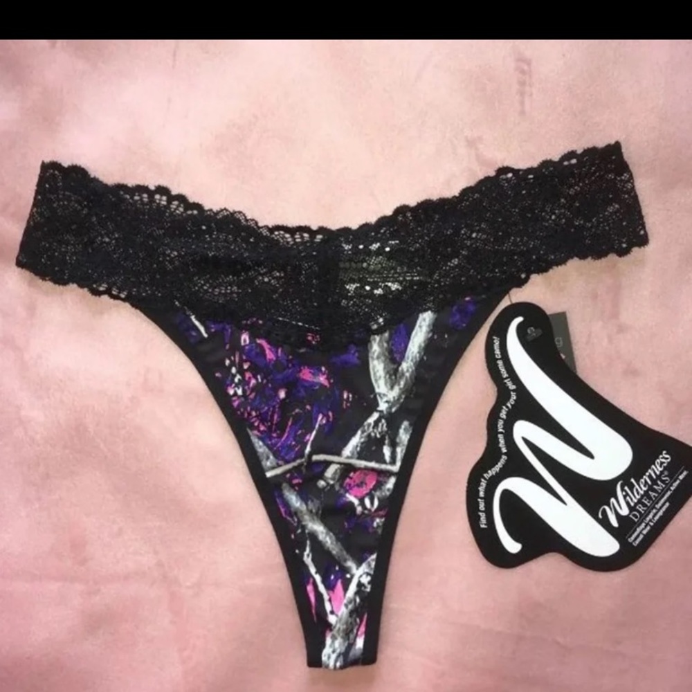Muddy girl camo thong